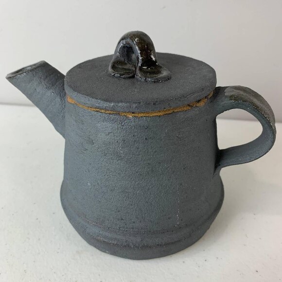 Vintage Handmade Ceramic Teapot - Picture 3 of 8